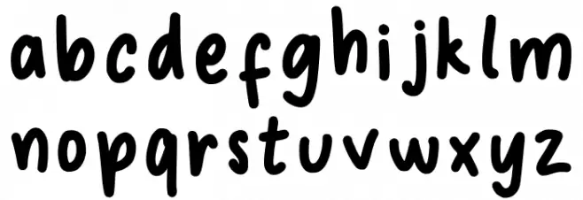 Cactee Regular Font LOWERCASE