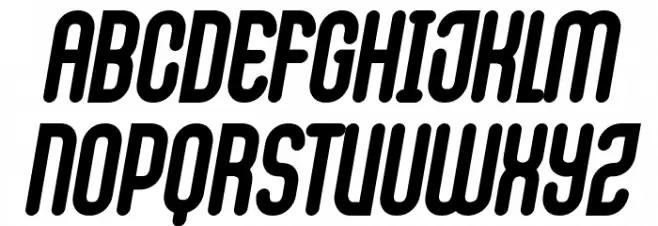 Cactron Bold Italic خط أحرف كبيرة