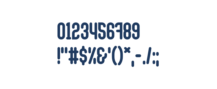 Cactron Bold Other Characters