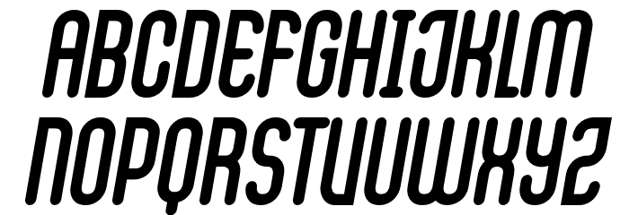 Cactron Italic Font LOWERCASE