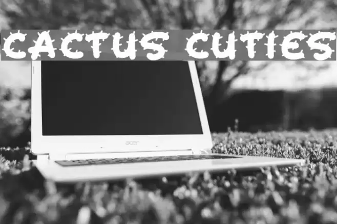 Cactus Cuties Font examples
