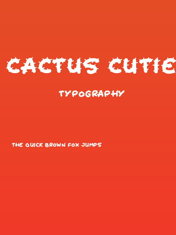 Cactus Cuties Poster