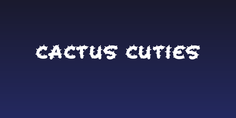 Cactus Cuties Social Header