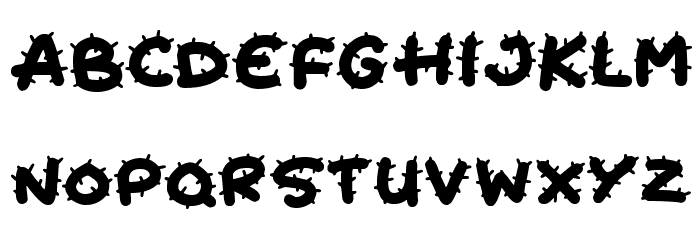 Cactus Cuties Font LOWERCASE