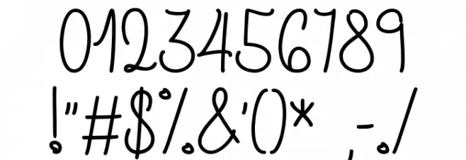 Cactus Hugs Font OTHER CHARS