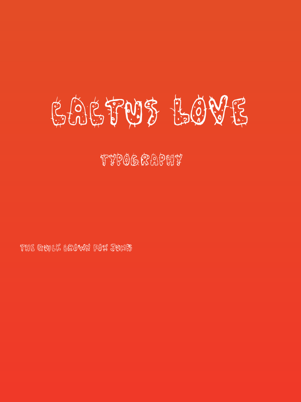 Cactus Love Poster