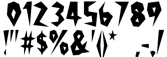 Cactus Plain Font OTHER CHARS