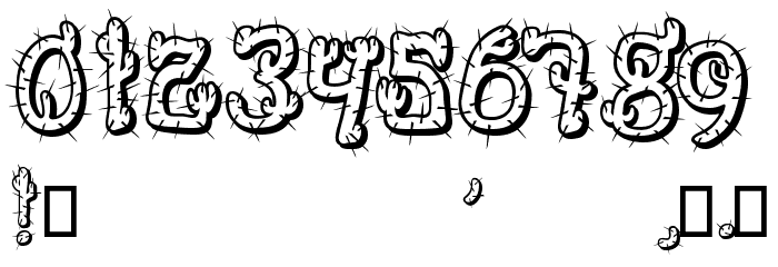Cactus Sandwich FM Font OTHER CHARS