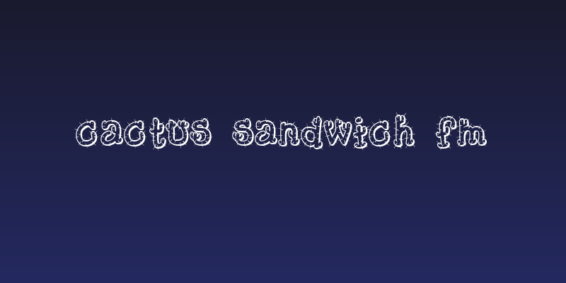 Cactus Sandwich FM Social Header