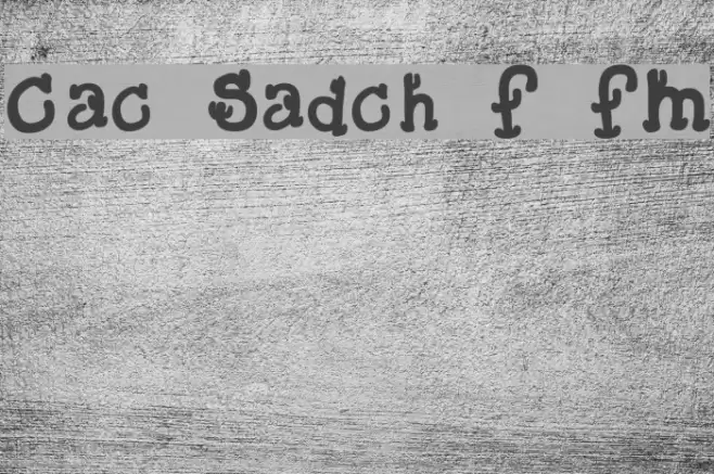 Cactus Sandwich Fill FM フォント examples