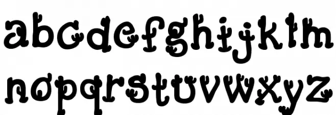 Cactus Sandwich Fill Schriftart Groß