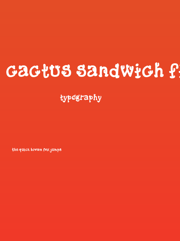 Cactus Sandwich Fill Poster