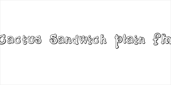 Cactus Sandwich Plain FM Logo