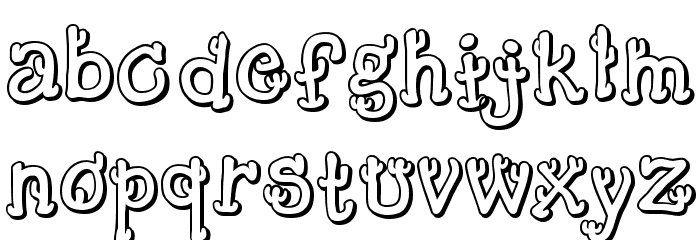 Cactus Sandwich Plain FM Font LOWERCASE