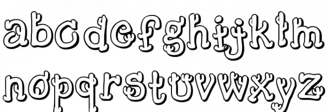 Cactus Sandwich Plain FM Font LOWERCASE
