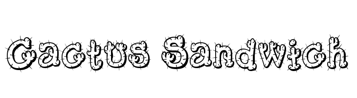 Cactus Sandwich  font caratteri gratis