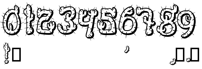 Cactus Sandwich Font OTHER CHARS