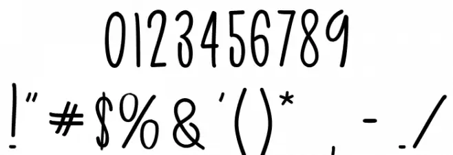 Cactus Story Font OTHER CHARS