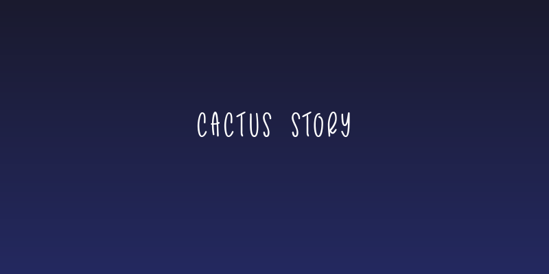 Cactus Story Social Header