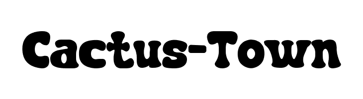 Cactus-Town  नि: शुल्क फ़ॉन्ट्स डाउनलोड