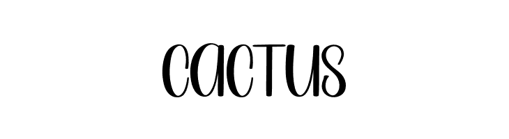 Cactus  Free Fonts Download