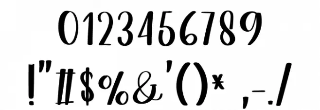 Cactus Font Alte caractere