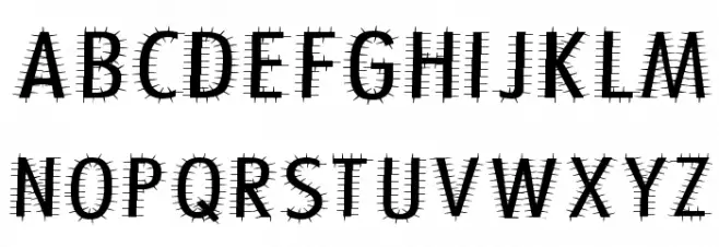 CactusBlossom Schriftart Groß