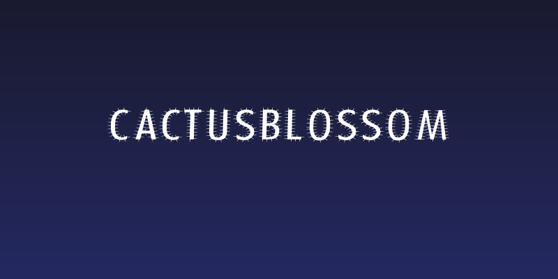 CactusBlossom Social Header