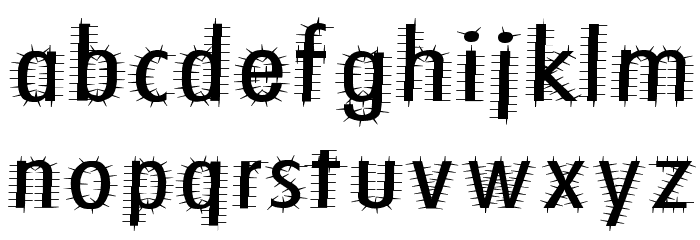 CactusBlossom Font LOWERCASE