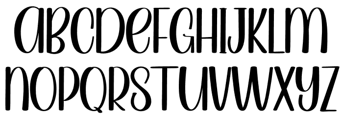 Cactus Schriftart Kleinbuchstaben