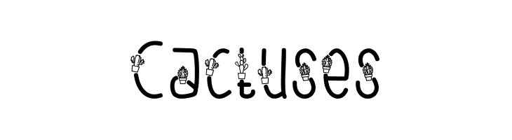 Cactuses フォント