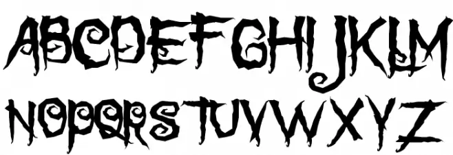 Cadabra Schriftart Groß