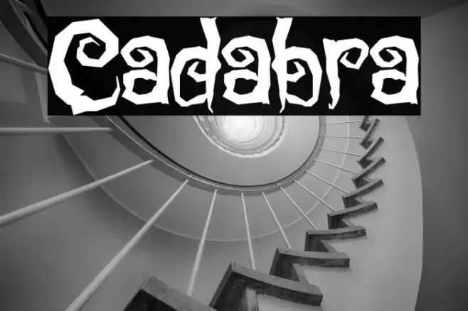 Cadabra 字体 examples