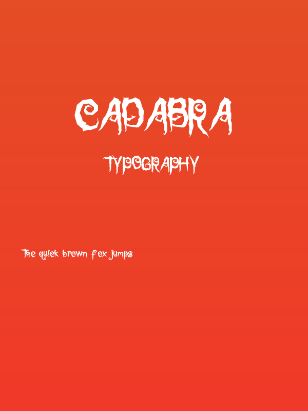Cadabra Poster