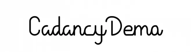 CadancyDemo  Descarca Fonturi Gratis