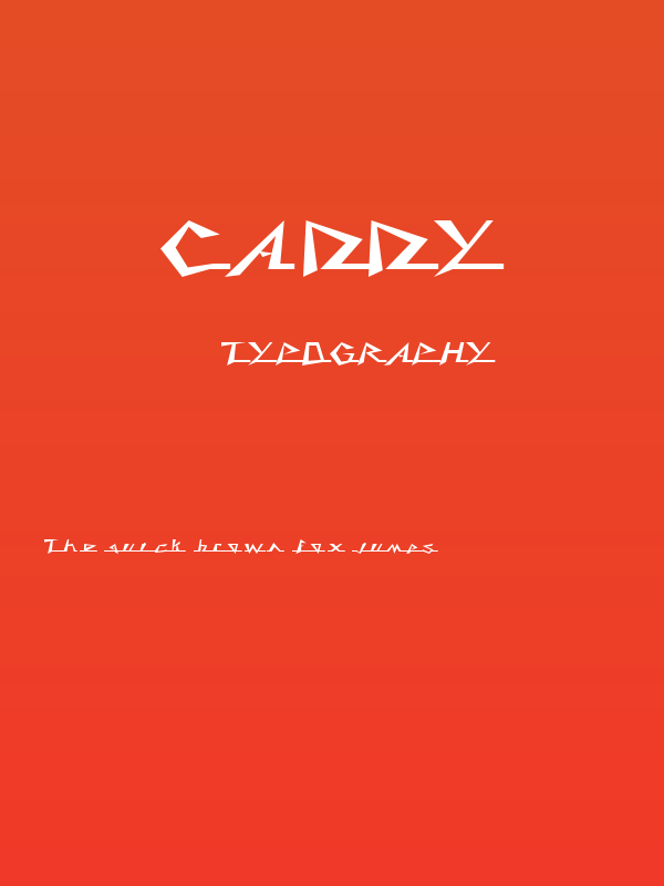 Caddy Poster