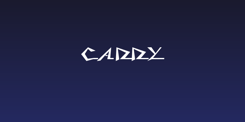 Caddy Social Header