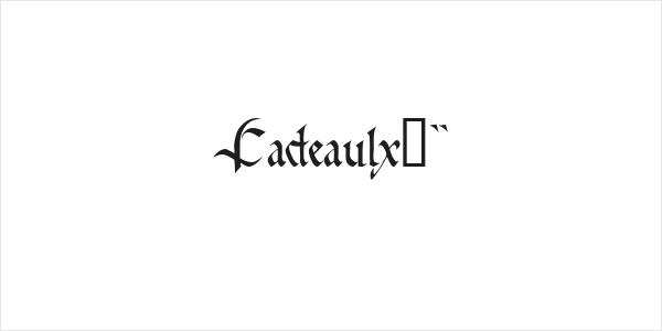 Cadeaulx!" Logo