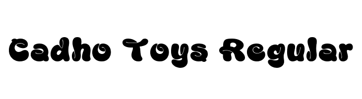 Cadho Toys Regular  font caratteri gratis