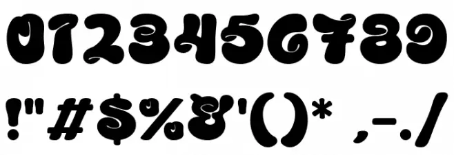Cadho Toys Regular Font OTHER CHARS