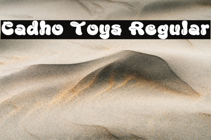 Cadho Toys Regular Example 2