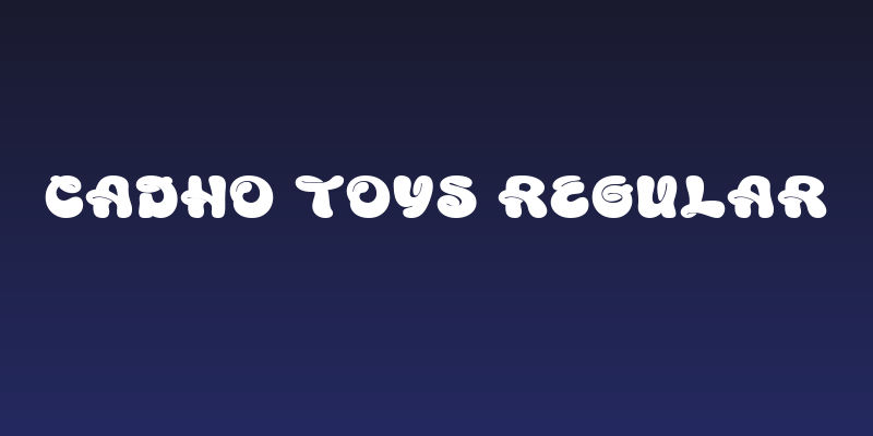 Cadho Toys Regular Social Header