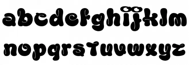 Cadho Toys Regular Font LOWERCASE