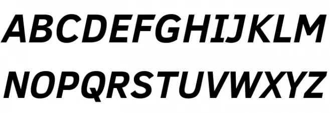 Cadman Bold Italic フォント 大文字