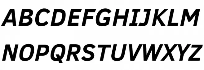 Cadman Bold Italic Font Litere mari