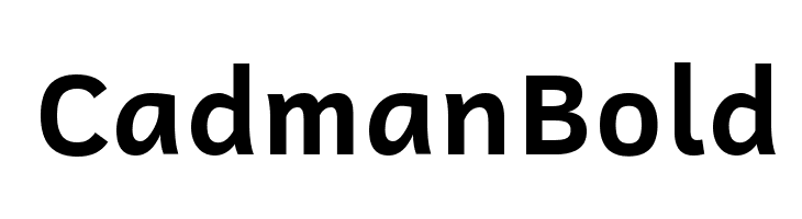 Cadman Bold Font