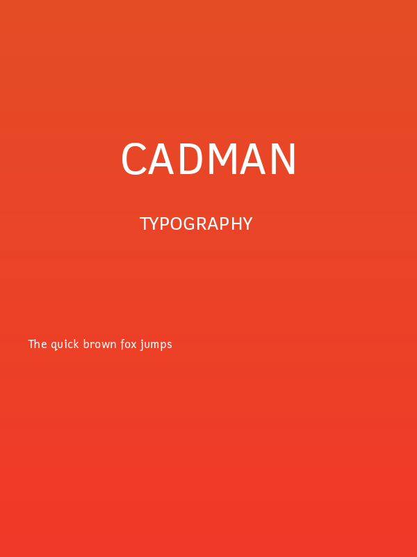 Cadman Poster