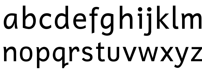 Cadman Font LOWERCASE