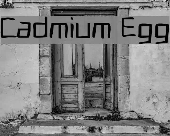 Cadmium Egg Caratteri examples