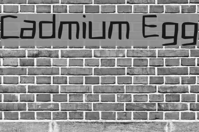 Cadmium Egg Caratteri examples
